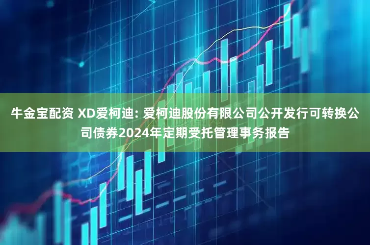 牛金宝配资 XD爱柯迪: 爱柯迪股份有限公司公开发行可转换公司债券2024年定期受托管理事务报告